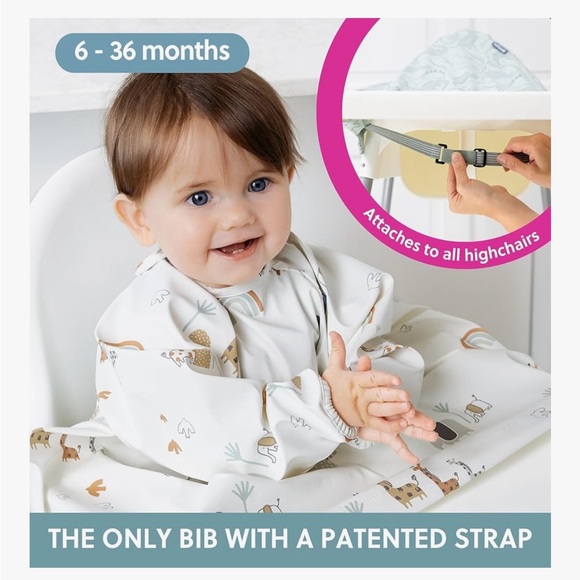 BIBaDO long sleeve bib with Watermelon Print - Picture 6 of 7